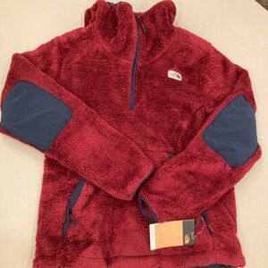 The North Face Burgundy Fleece Jacket